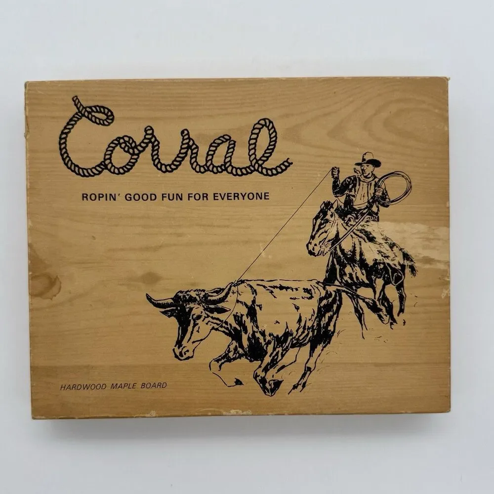 Vintage Corral Ropin' Good Fun For Everyone Peg Game by Are-Jay Game Co. Ohio